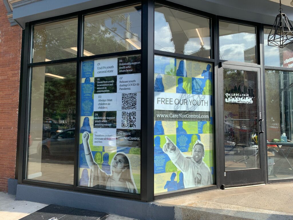 Care, Not Control - Poster Campaign - Philadelphia Student Union